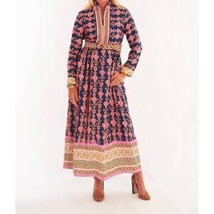 NEW CK BRADLEY lane dress in serendipity blue multi